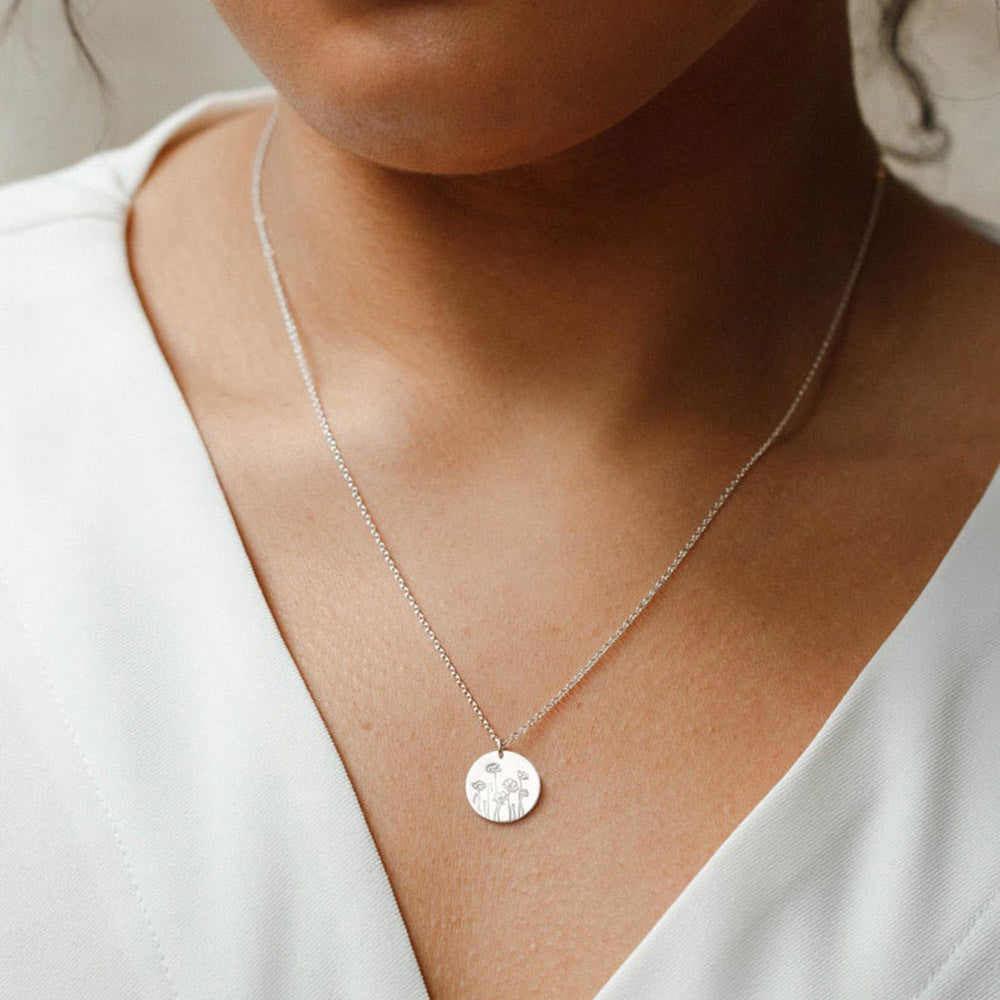 Your-Birthday-Flower Necklace - Vymla