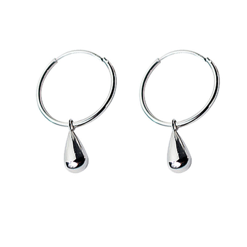 Timeless Water Drop - Silver Earrings - Vymla