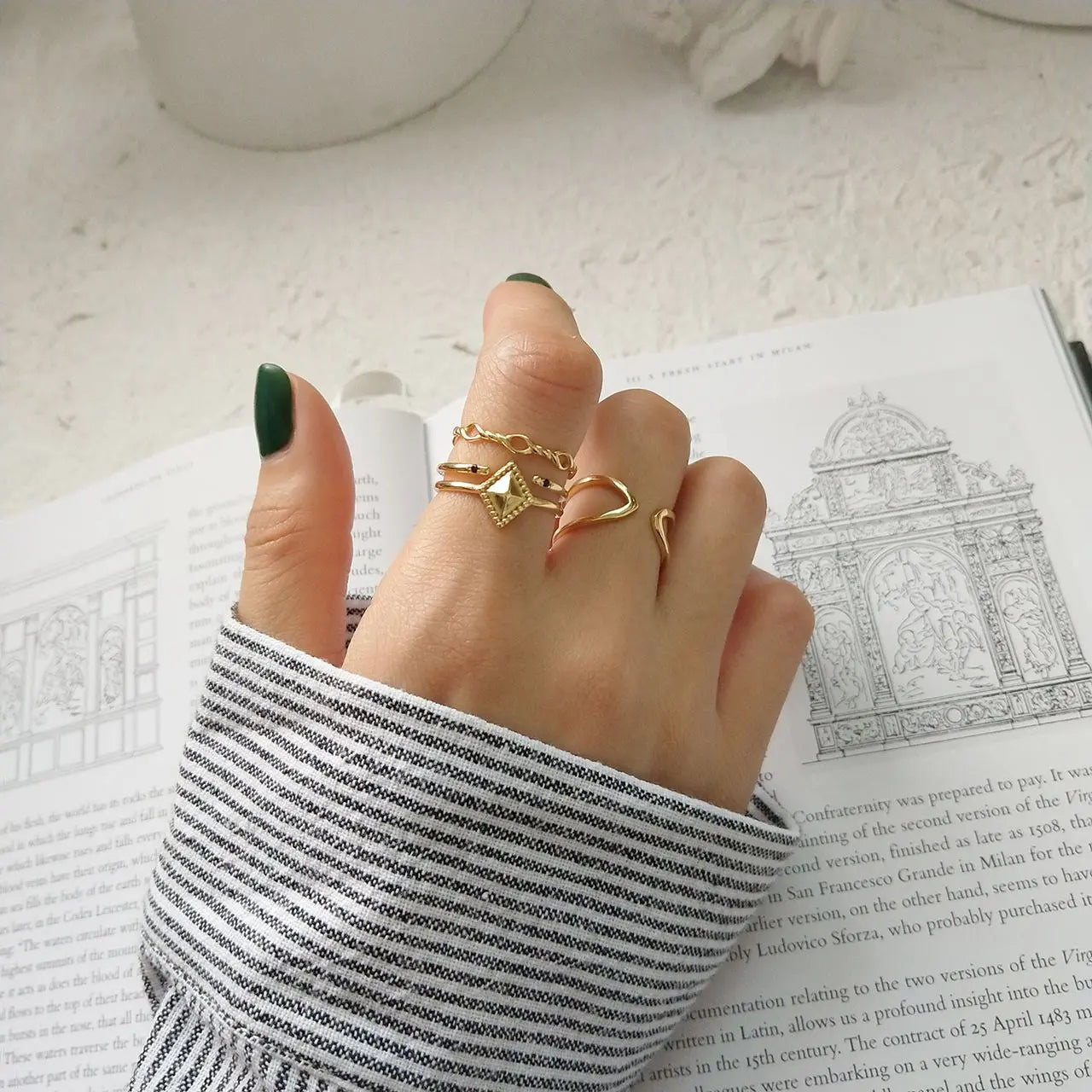 3 Styles 925 Sterling Silver Rings For Women - Vymla