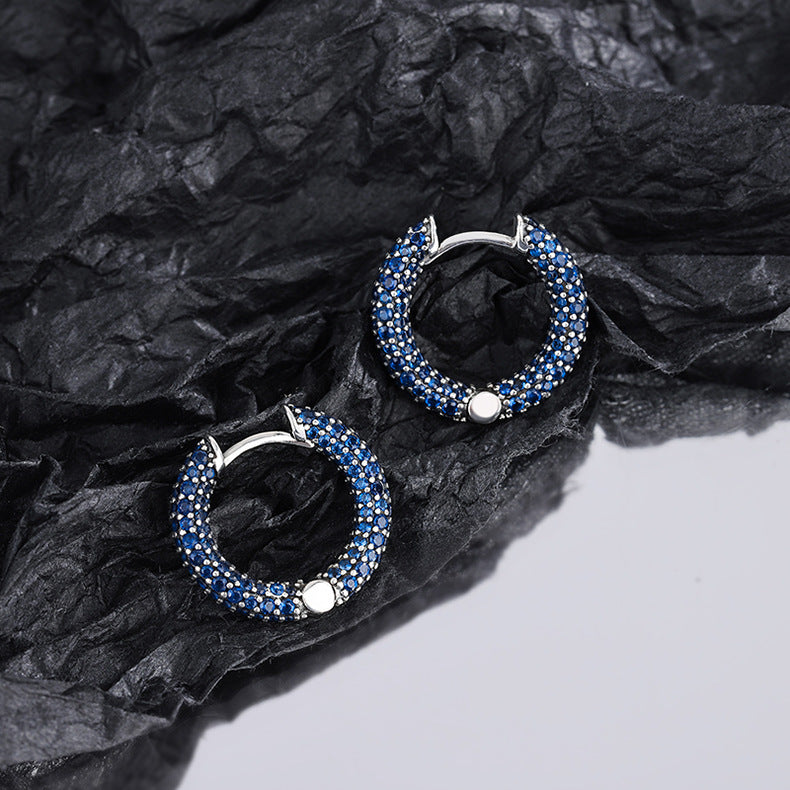 Sterling Silver 925 Niche Design Creative C-shaped Earrings - Vymla