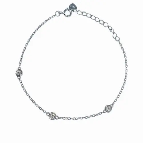 Aurora Chain Bracelet in Sterling Silver - Vymla