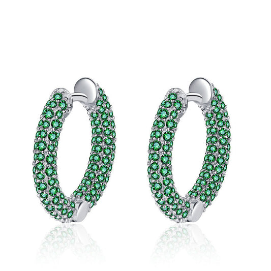 Sterling Silver 925 Niche Design Creative C-shaped Earrings - Vymla