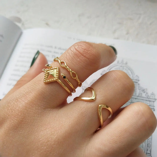 3 Styles  925 Sterling Silver Rings For Women - Vymla