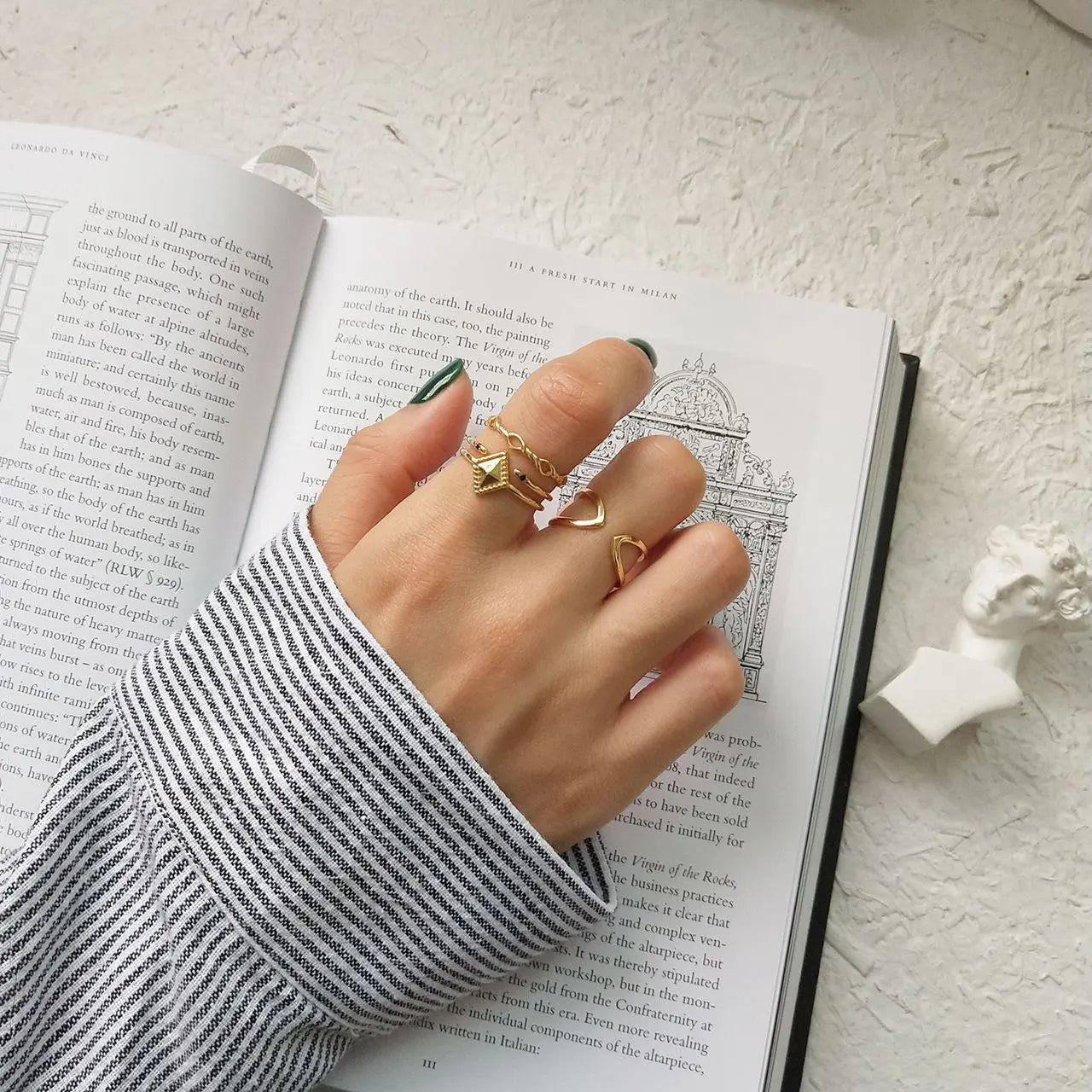 3 Styles  925 Sterling Silver Rings For Women - Vymla