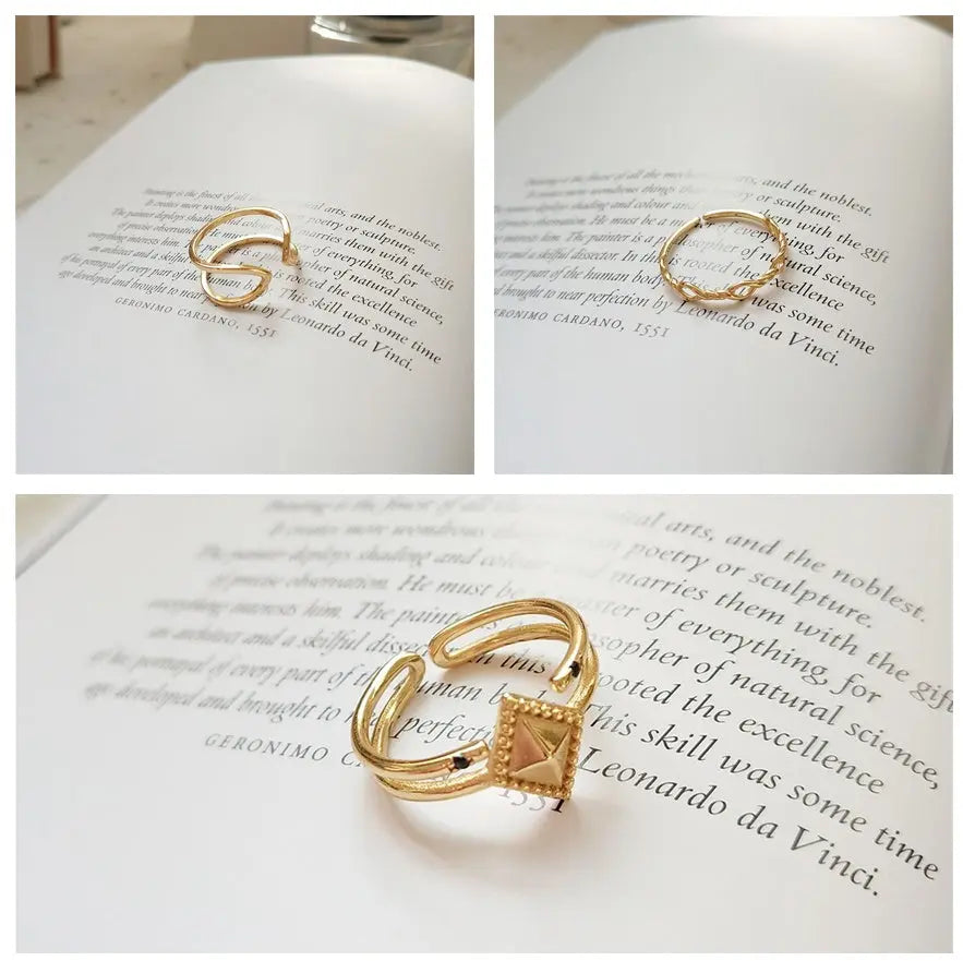 3 Styles  925 Sterling Silver Rings For Women - Vymla