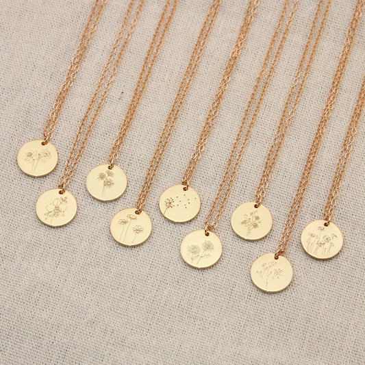 Your-Birthday-Flower Necklace - Vymla