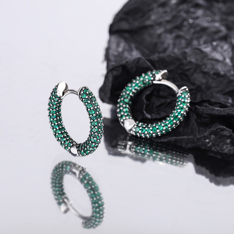 Sterling Silver 925 Niche Design Creative C-shaped Earrings - Vymla