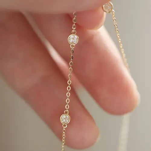 Aurora Chain Bracelet in Sterling Silver - Vymla