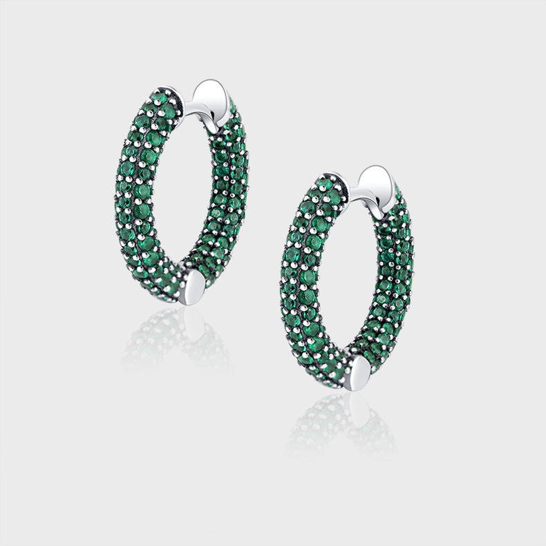 Sterling Silver 925 Niche Design Creative C-shaped Earrings - Vymla